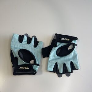 Weight Lifting Gloves Full Palm Protection, Workout Gloves for Gym, Small Aqua